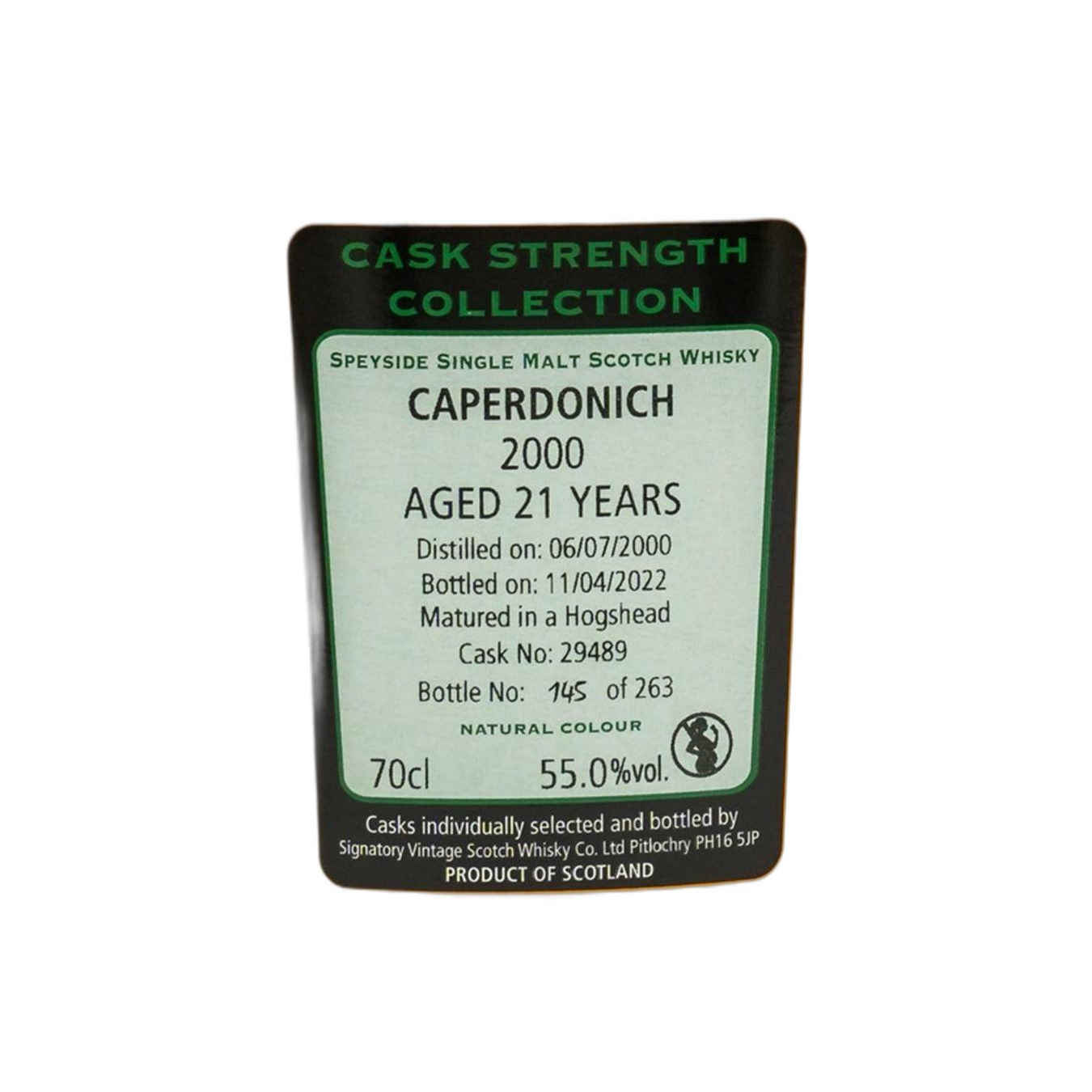Caperdonich Cask Strength Collection 2000 21 Years Single Malt Whisky 3