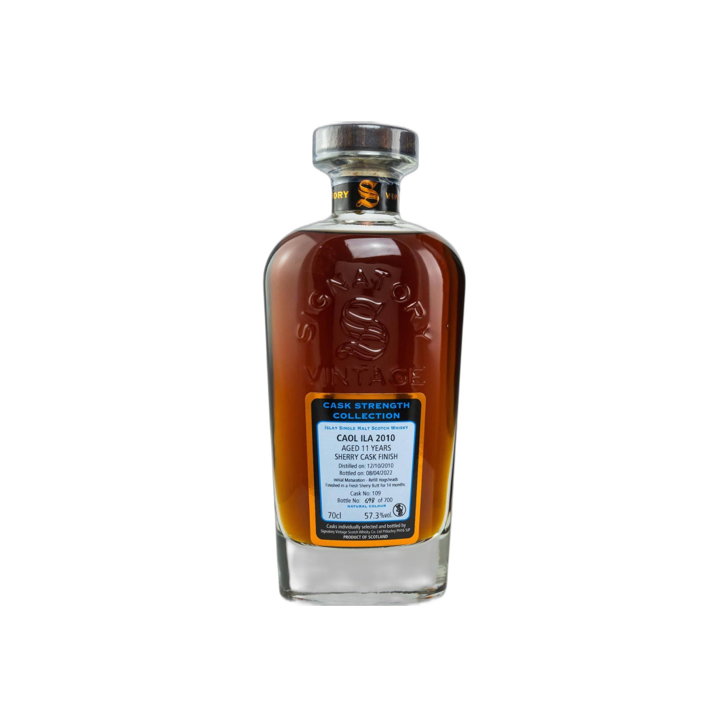 Caol Ila Cask Strength Collection 2010 11 Years Single Malt Whisky