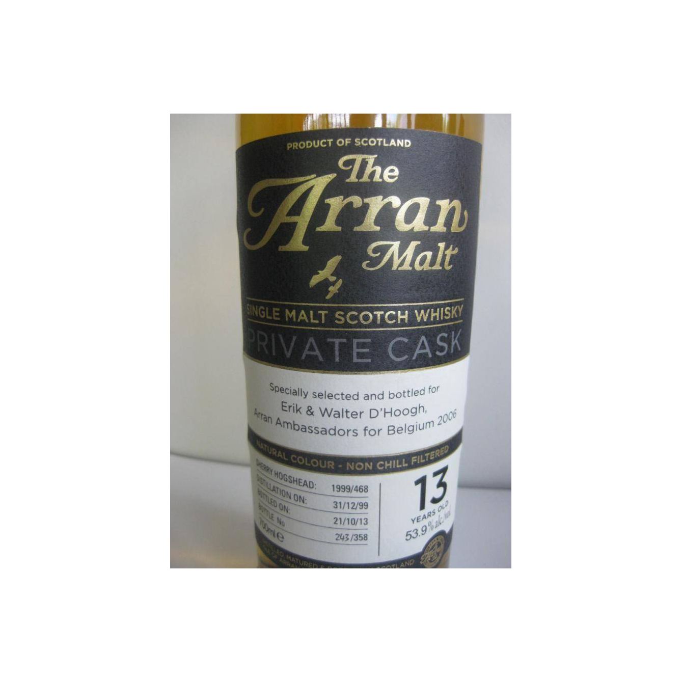 Arran Private Cask 1999 13 Years Single Malt Whisky