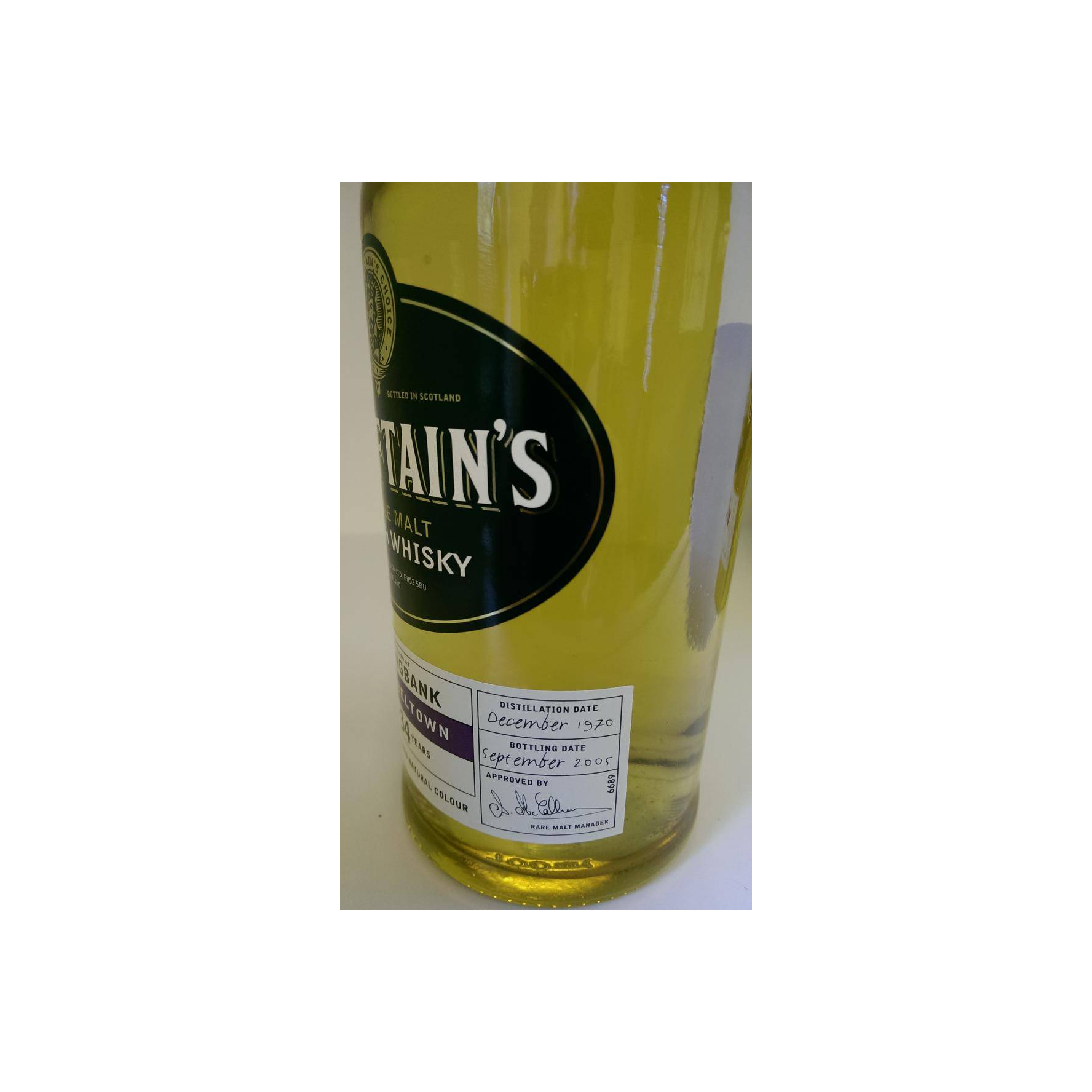 Springbank 1970 34 Years Single Malt Whisky 3