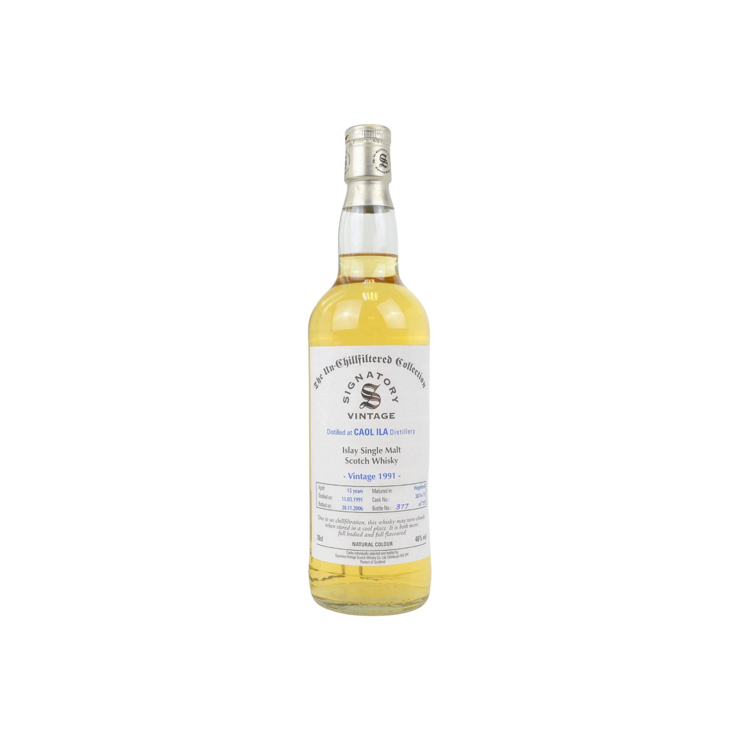 Caol Ila The Un-Chillfiltered Collection 1991 15 Years Single Malt Whisky