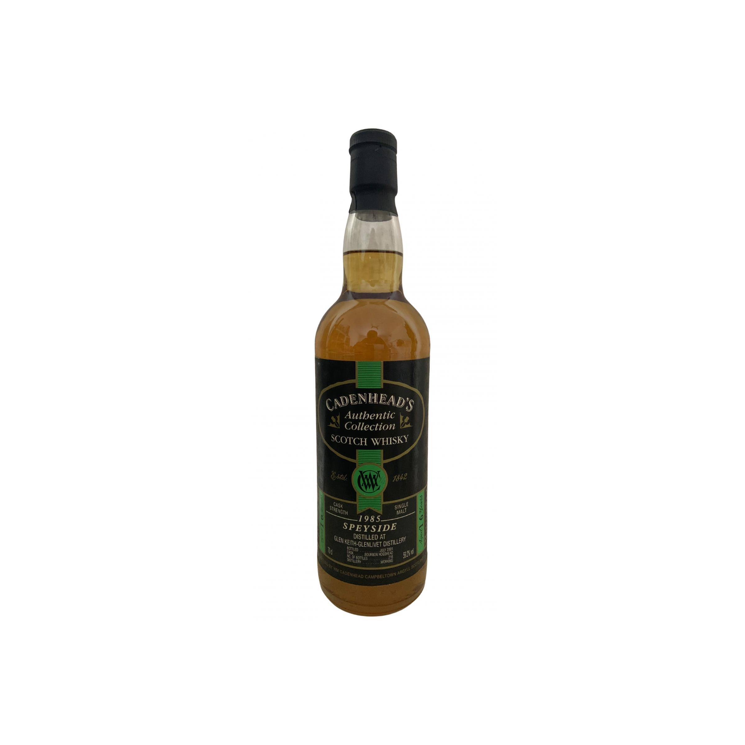 Glen Keith Authentic Collection 1985 16 Years Single Malt Whisky