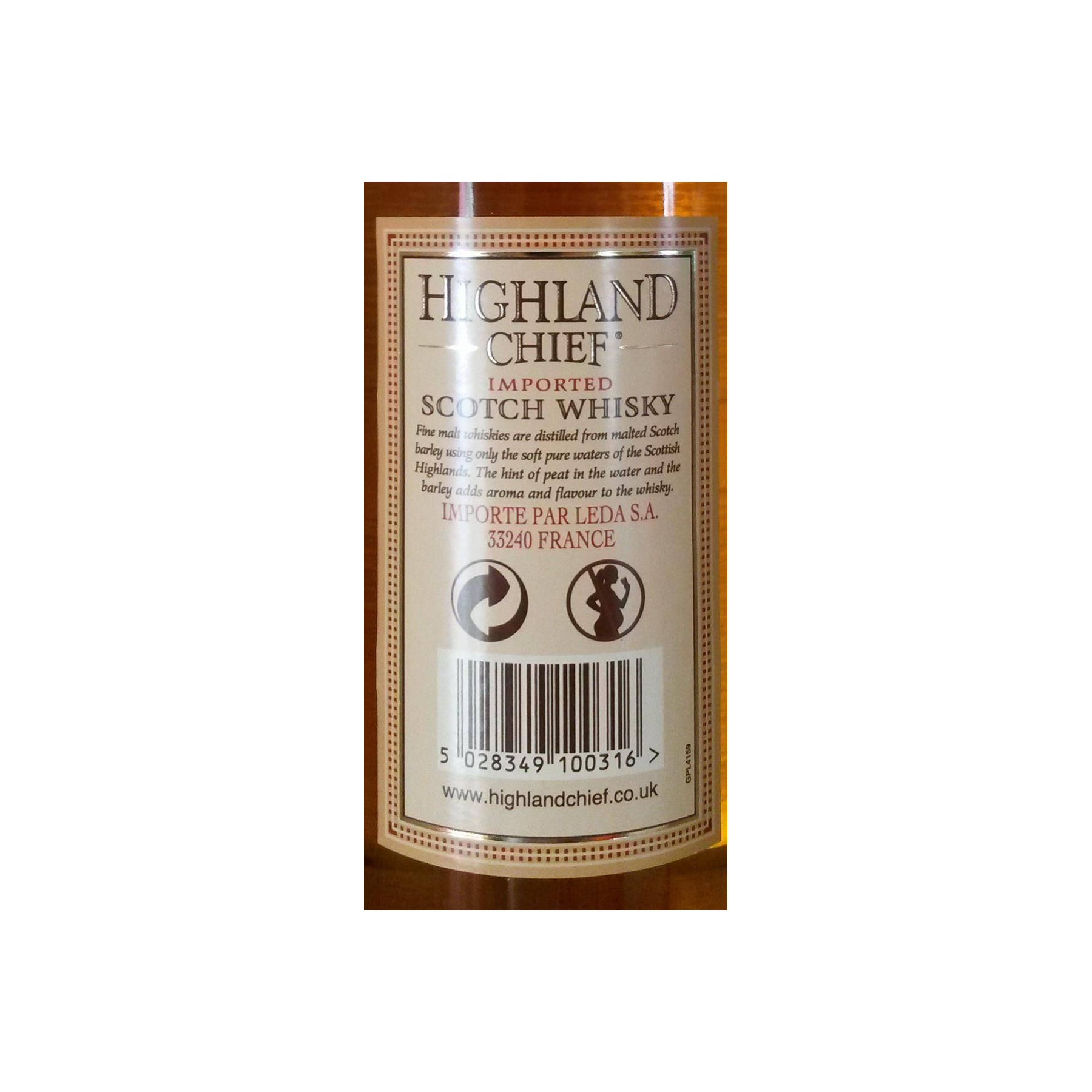 Highland Chief Imported Scotch Whisky CM&C 2