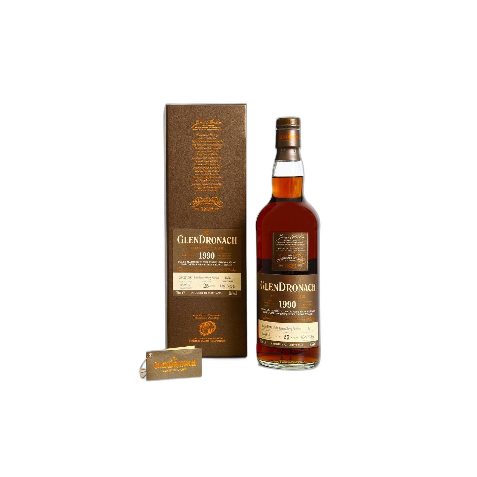 GlenDronach 1990 25 Years Single Malt Whisky 3