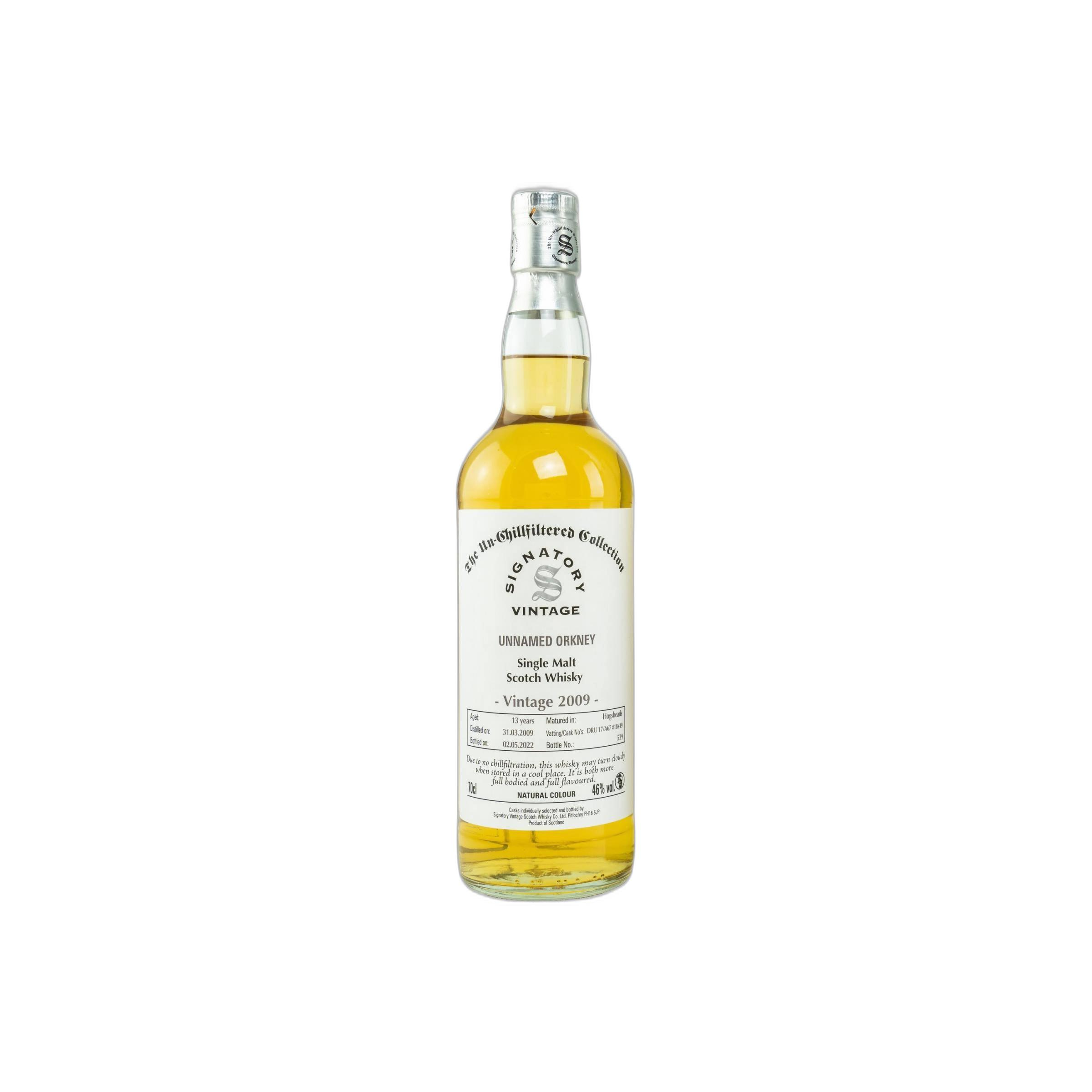 Signatory Vintage The Un-Chillfiltered Collection 2009 13 Years Single Malt Whisky