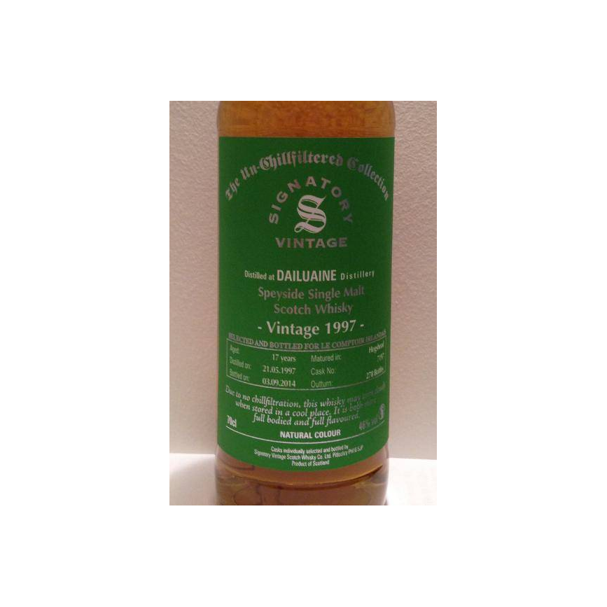 Dailuaine The Un-Chillfiltered Collection 1997 17 Years Single Malt Whisky