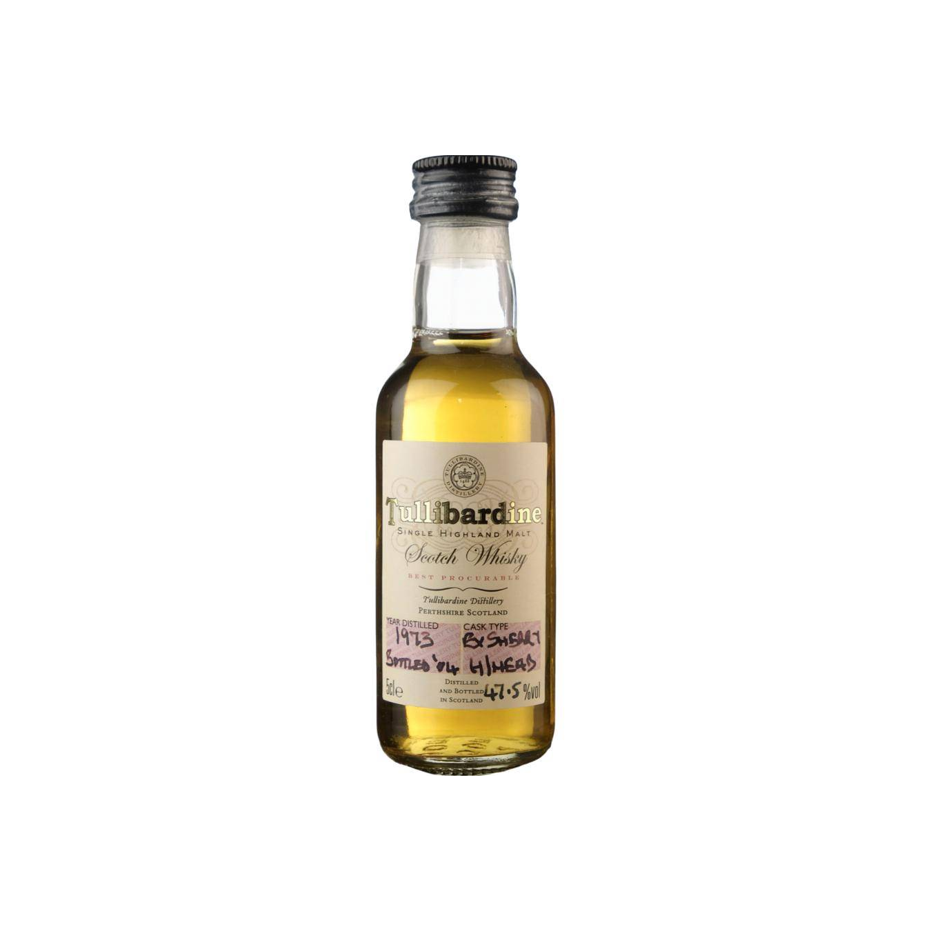 Tullibardine Miniature 1973 31 Years Single Malt Whisky 2