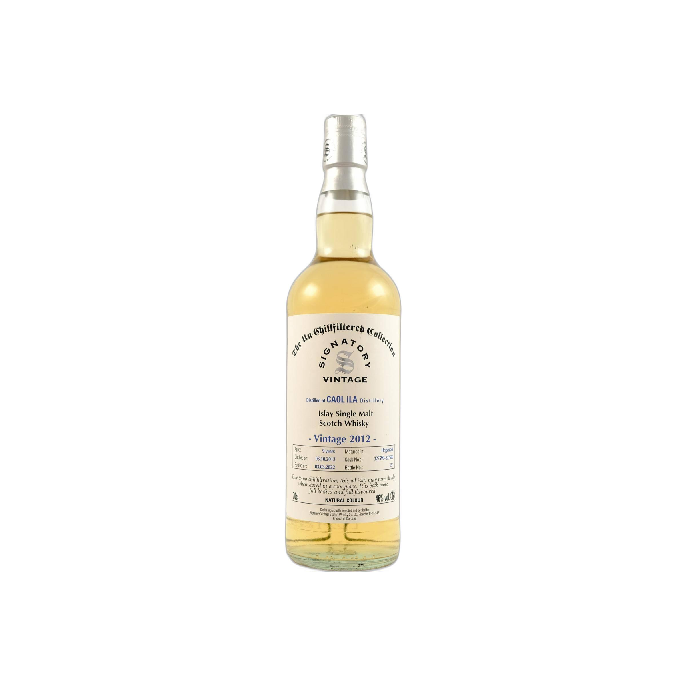 Caol Ila The Un-Chillfiltered Collection 2012 9 Years Single Malt Whisky
