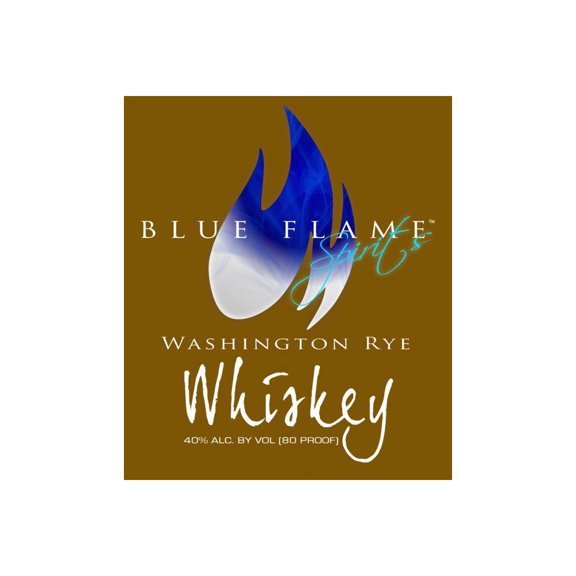 Blue Flame Spirits Washington Rye Whiskey