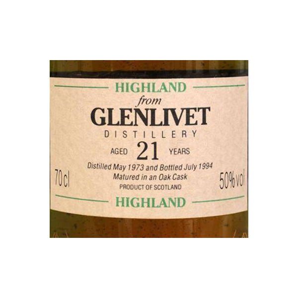 The Glenlivet Authentic Collection 1973 21 Years Single Malt Whisky 2