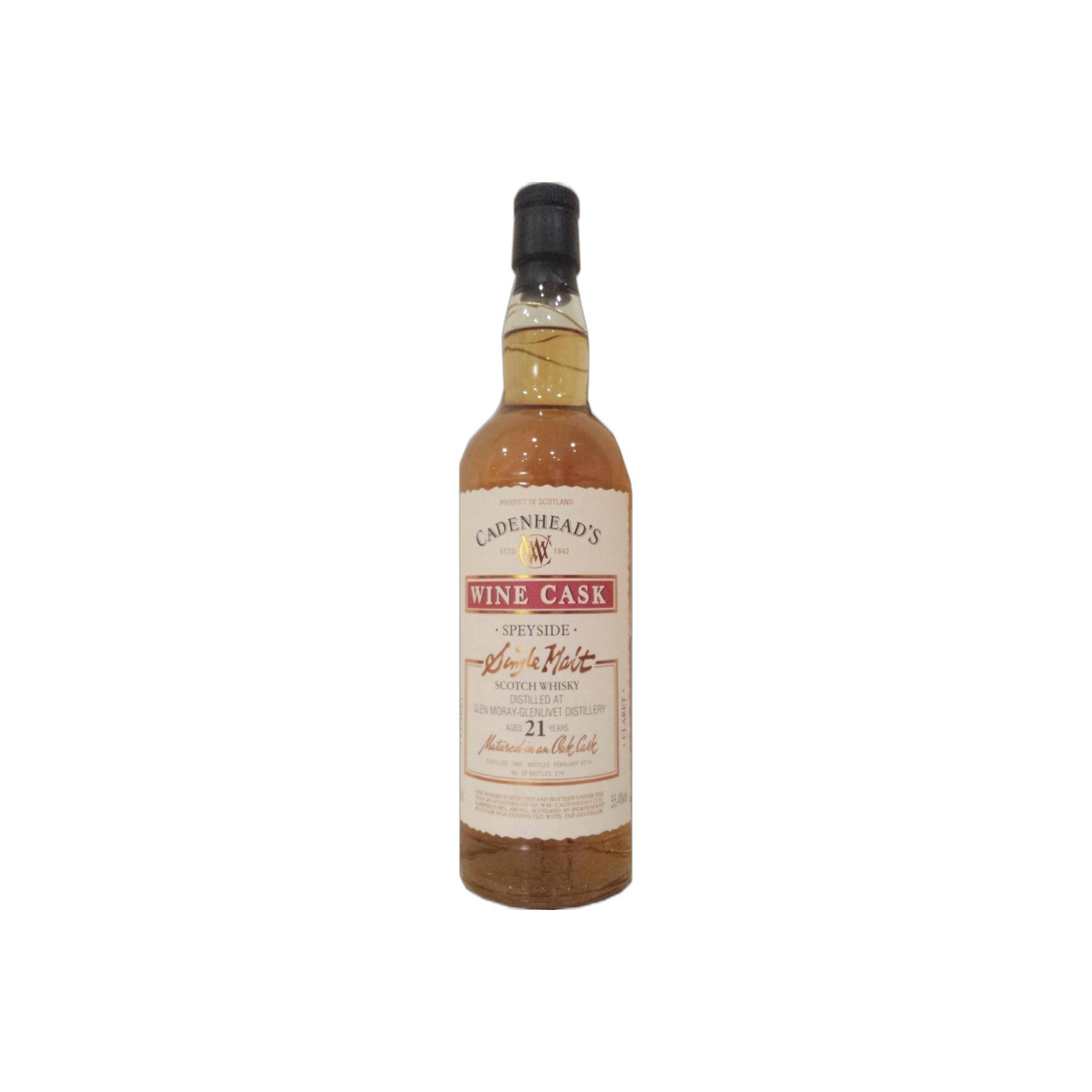 Glen Moray 1992 21 Years Single Malt Whisky