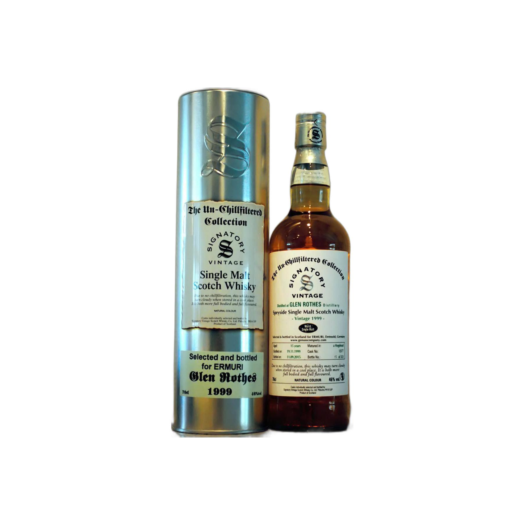 The Glenrothes The Un-Chillfiltered Collection 1999 15 Years Single Malt Whisky 2
