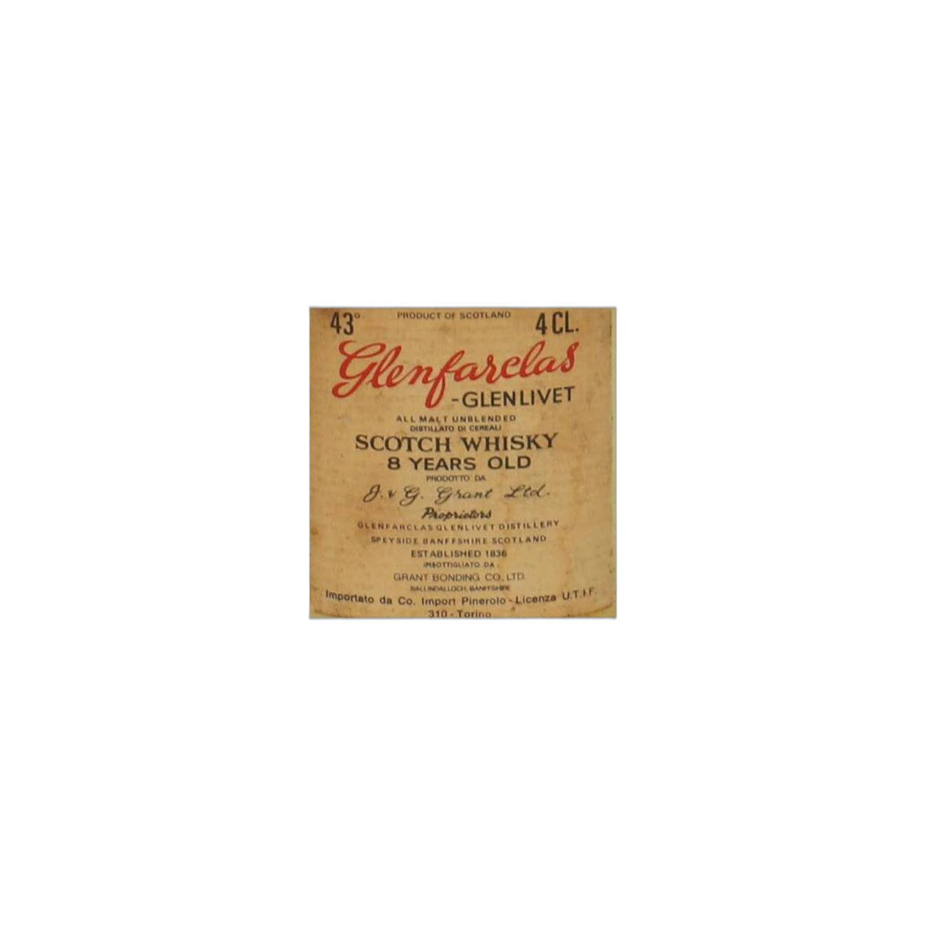 Glenfarclas 8 Years Single Malt Whisky
