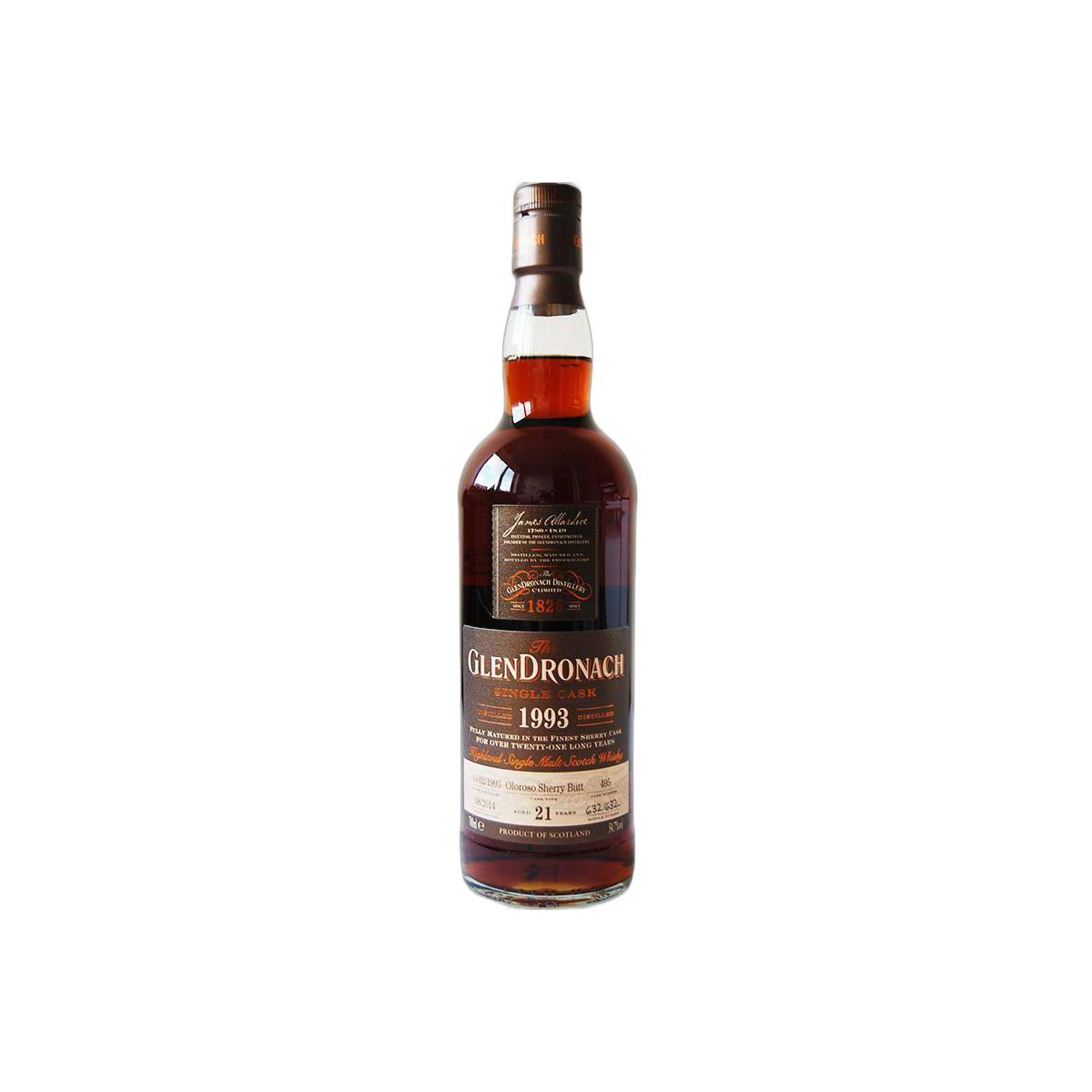 GlenDronach Single Cask 1993 21 Years Single Malt Whisky