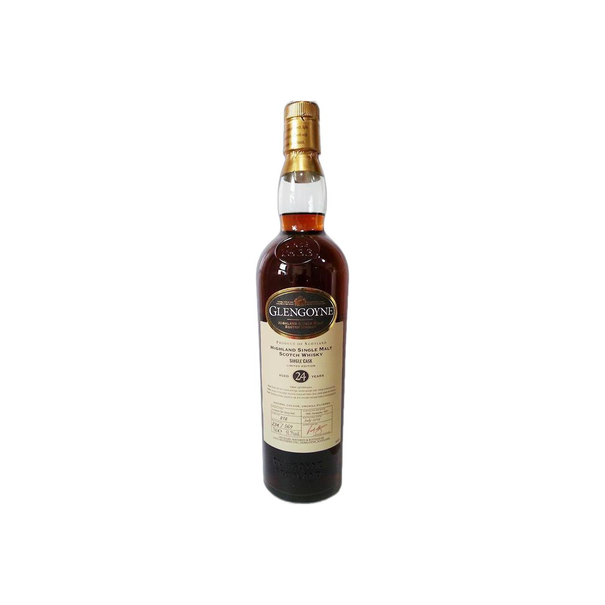 Glengoyne Single Cask 1987 24 Years Single Malt Whisky