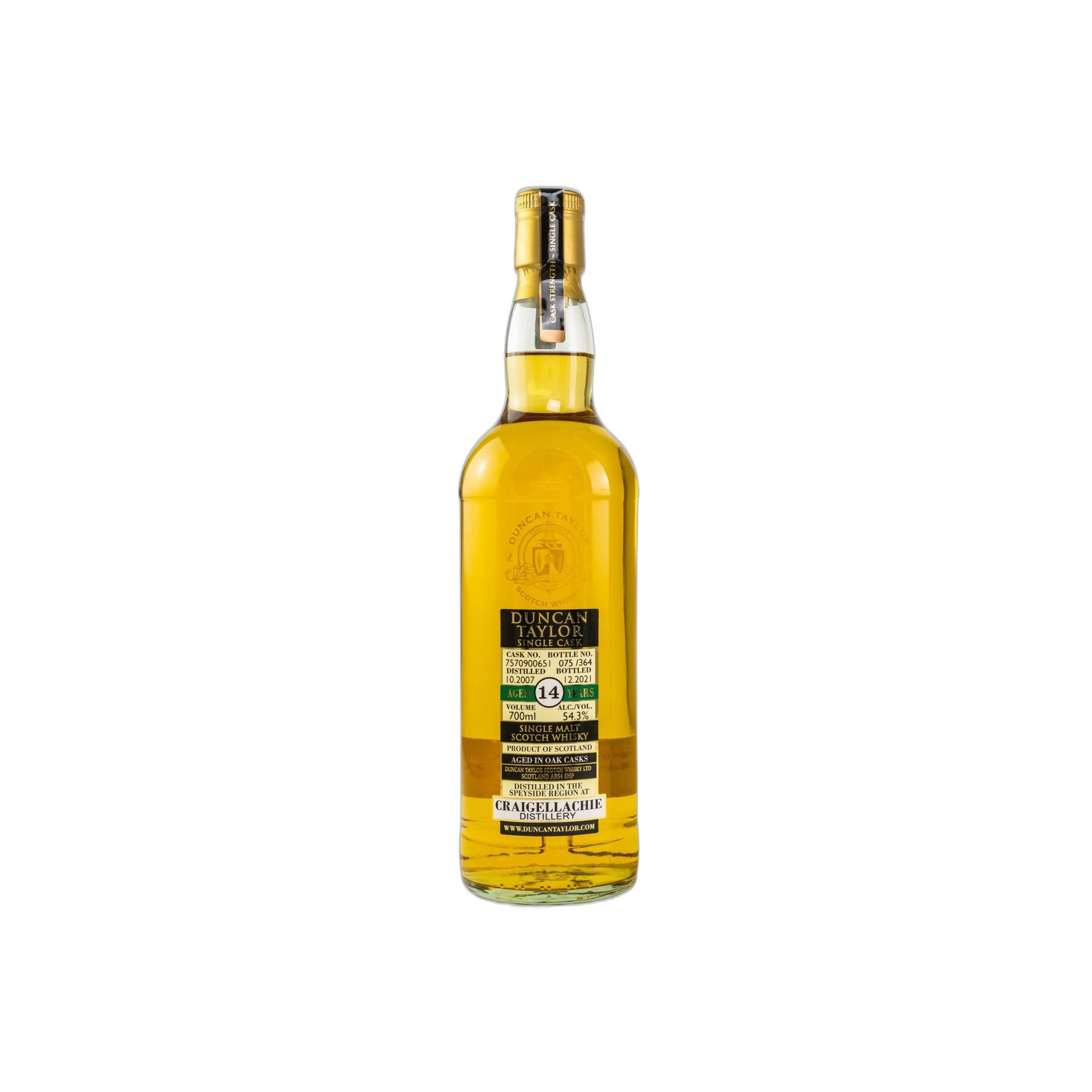 Craigellachie Single Cask 2007 14 Years Single Malt Whisky