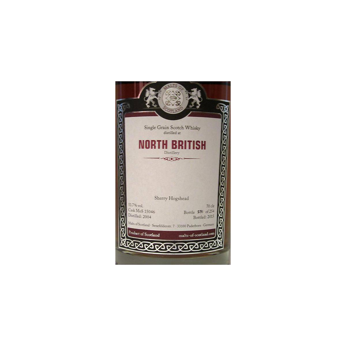 North British 2004 11 Years Single Grain Whisky 2