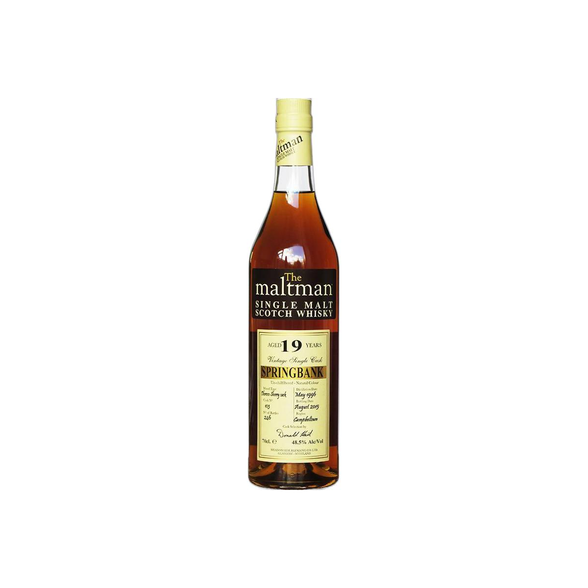 Springbank 1996 19 Years Single Malt Whisky