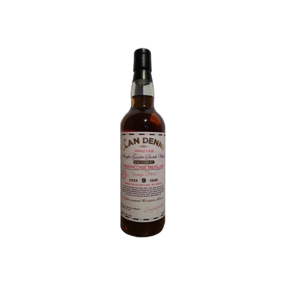 Strathclyde 2005 9 Years Single Grain Whisky
