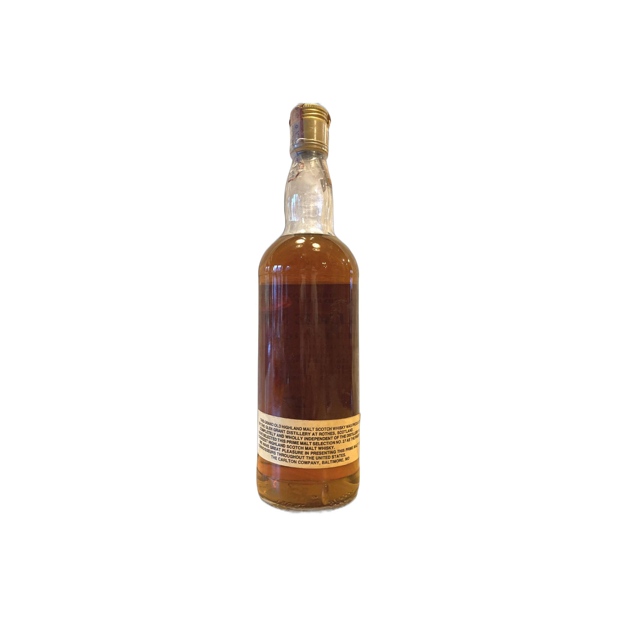 Glen Grant 27 Years Single Malt Whisky 2