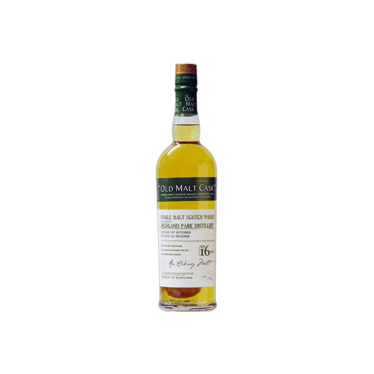 Highland Park Old Malt Cask 1997 16 Years Single Malt Whisky