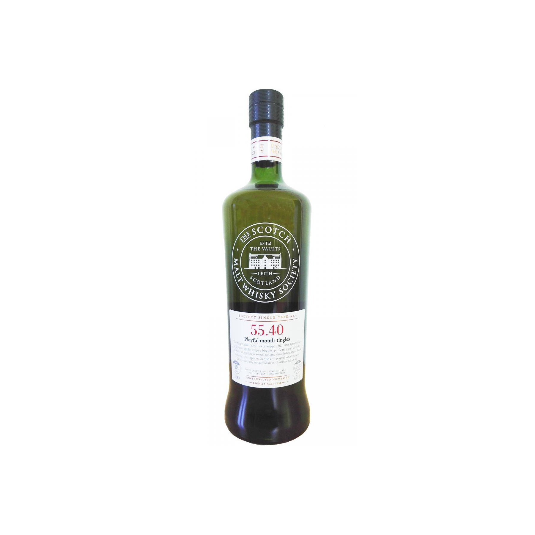 The Scotch Malt Whisky Society 1997 18 Years Single Malt Whisky
