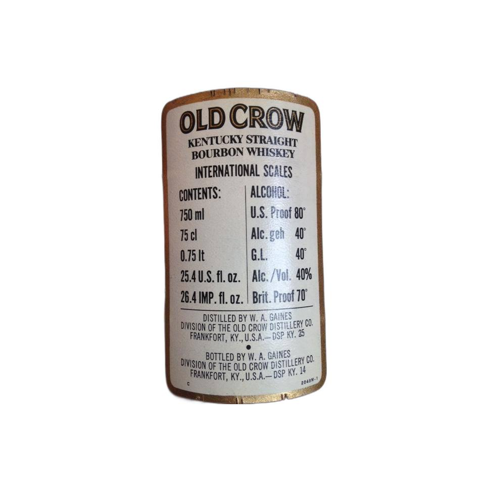Old Crow Kentucky Straight Bourbon Whiskey 3