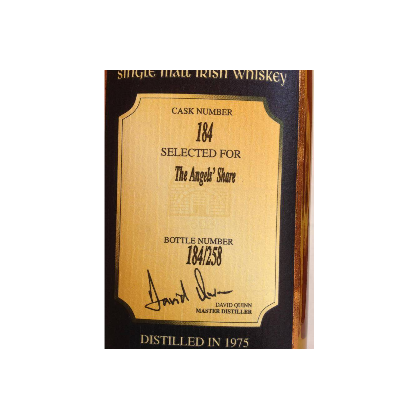 Bushmills 1975 Single Malt Whisky 3