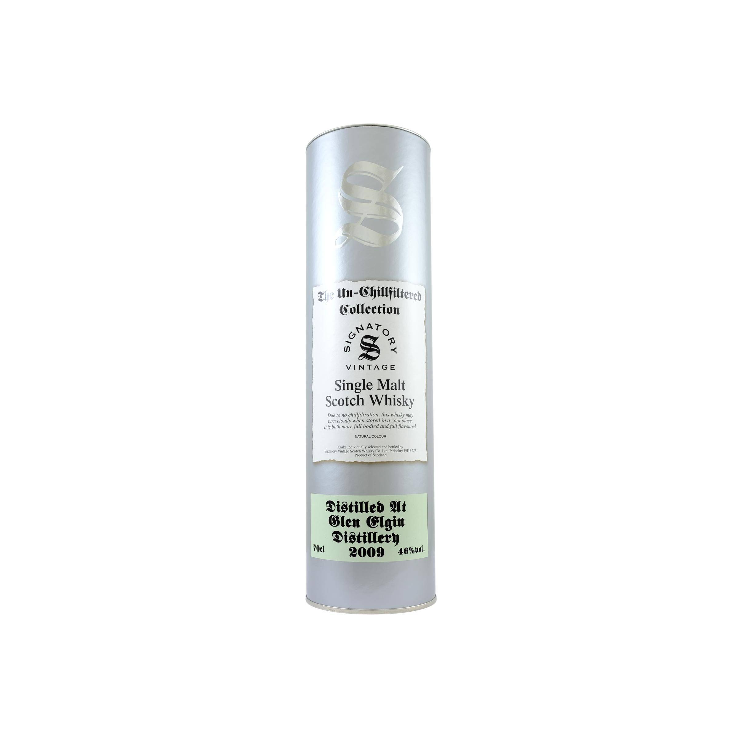 Glen Elgin The Un-Chillfiltered Collection 2009 12 Years Single Malt Whisky 2