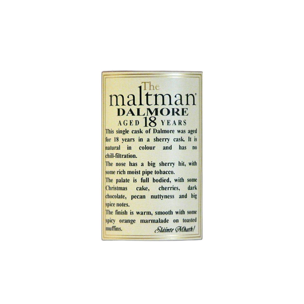 The Dalmore 1996 18 Years Single Malt Whisky 3