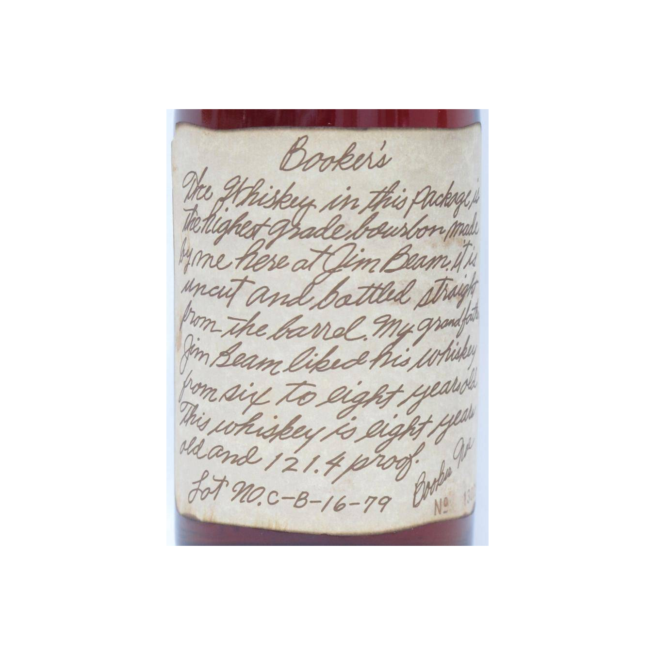 Booker's 8 Years Bourbon Whisky 3