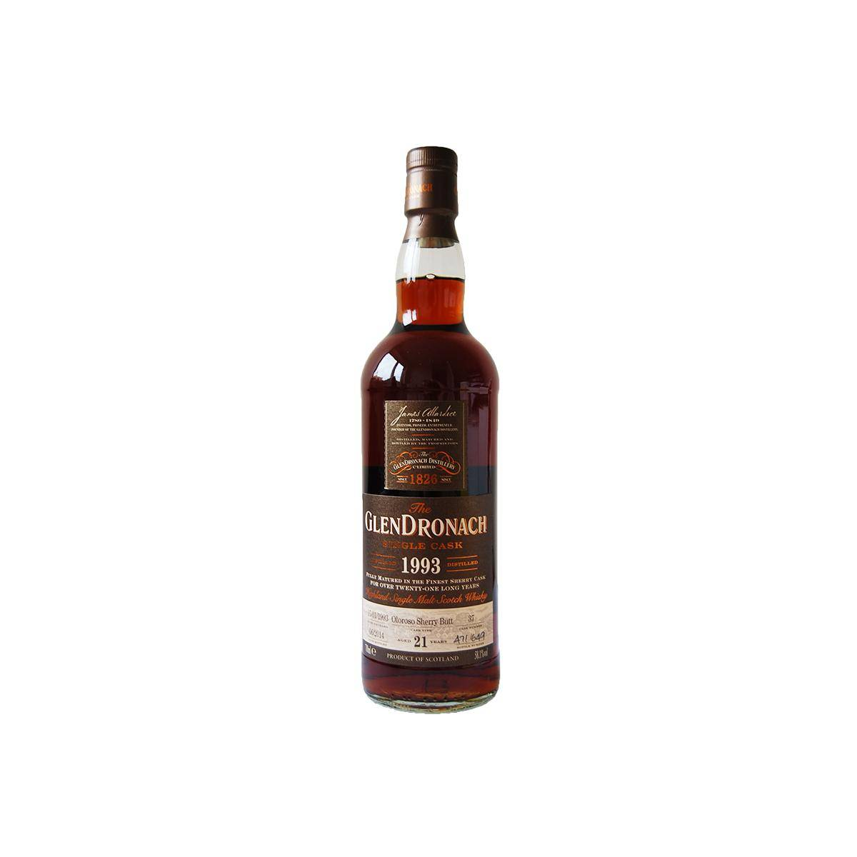 GlenDronach Single Cask 1993 21 Years Single Malt Whisky
