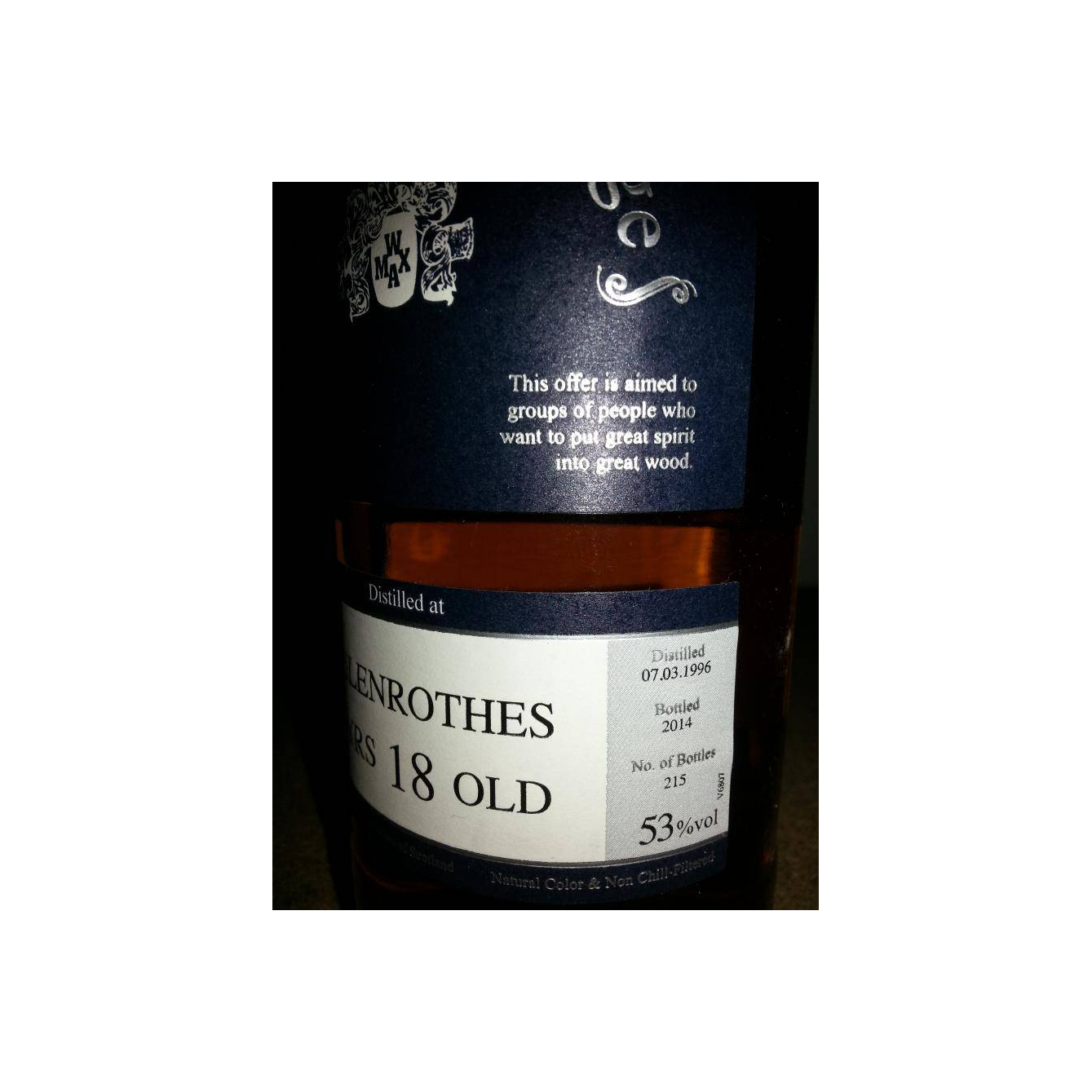 The Glenrothes 1996 18 Years Single Malt Whisky 3