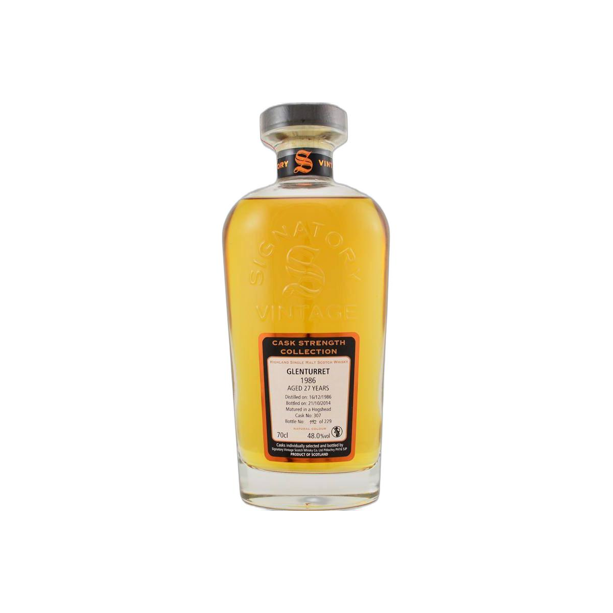 The Glenturret Cask Strength Collection 1986 27 Years Single Malt Whisky