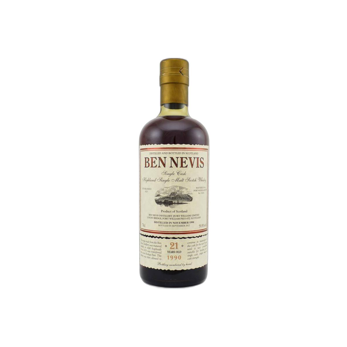 Ben Nevis Single Cask 1990 21 Years Single Malt Whisky