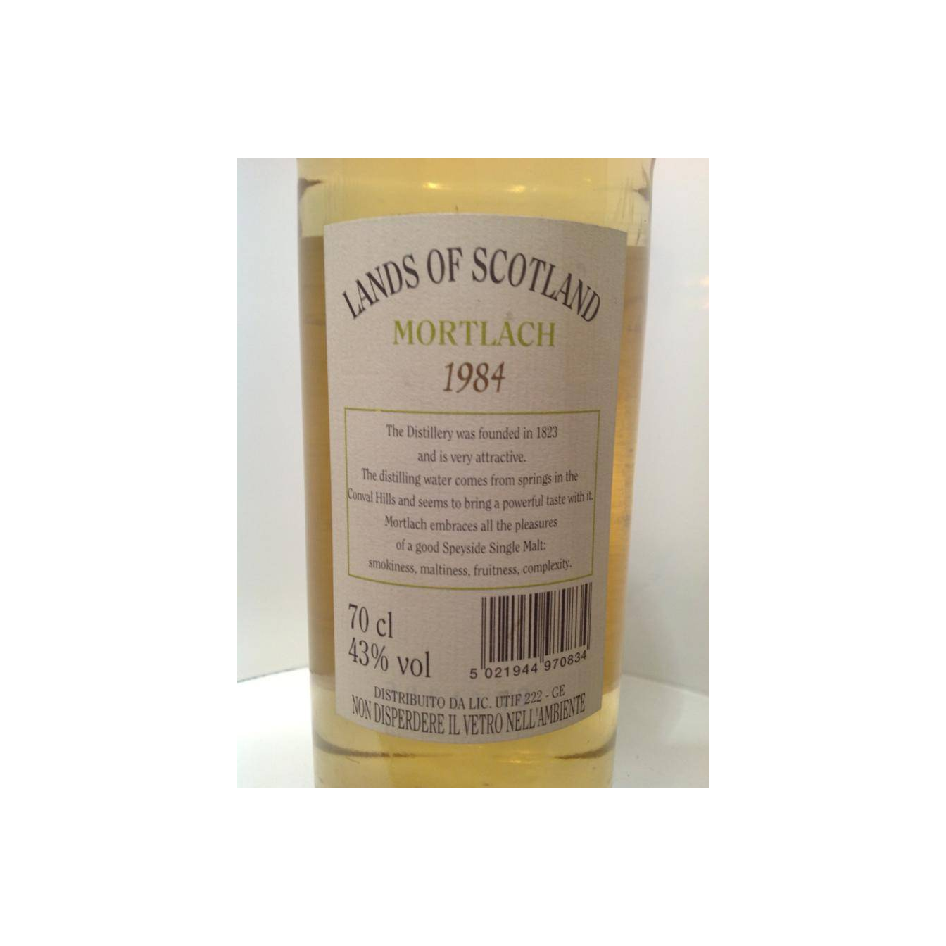 Mortlach 1984 12 Years Single Malt Whisky 2