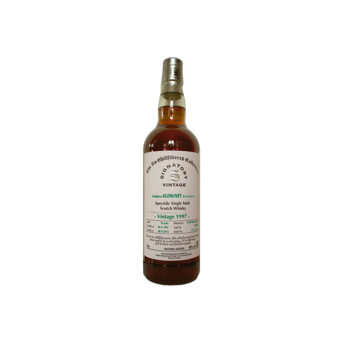 The Glenlivet The Un-Chillfiltered Collection 1997 16 Years Single Malt Whisky