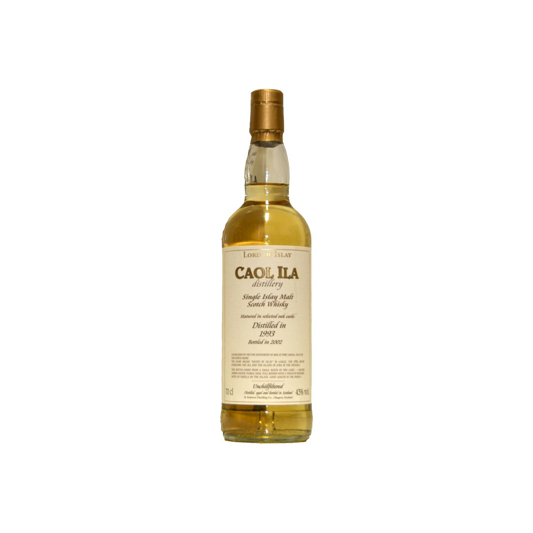 Caol Ila 1993 9 Years Single Malt Whisky