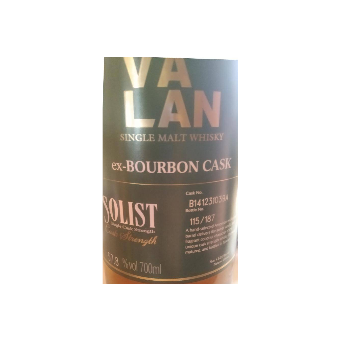 Kavalan ex-Bourbon Cask 2014 Single Malt Whisky