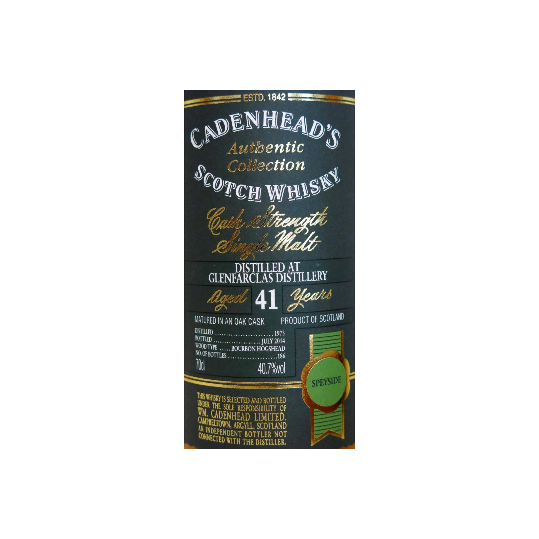 Glenfarclas Authentic Collection 1973 41 Years Single Malt Whisky 2