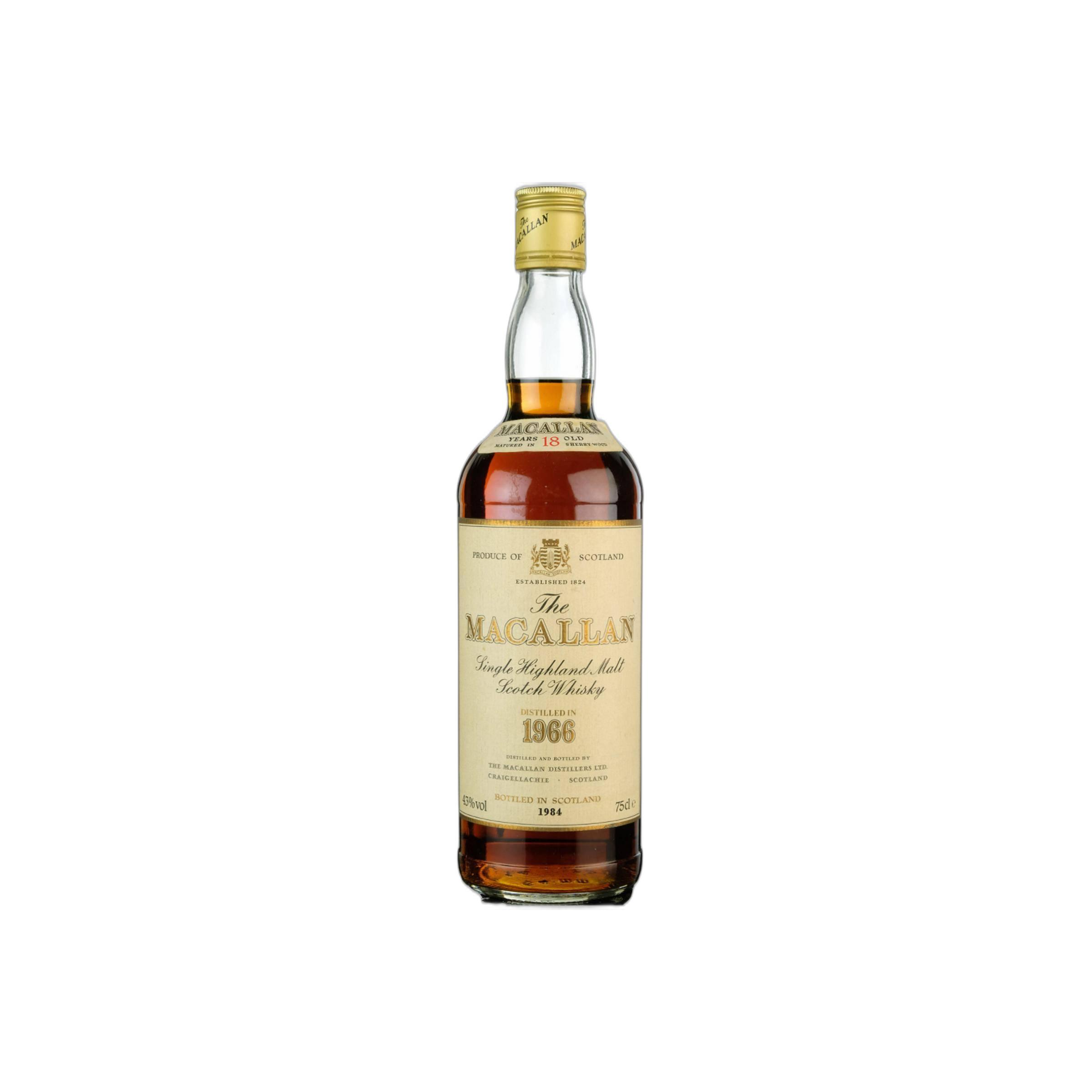 The Macallan 1966 18 Years Single Malt Whisky