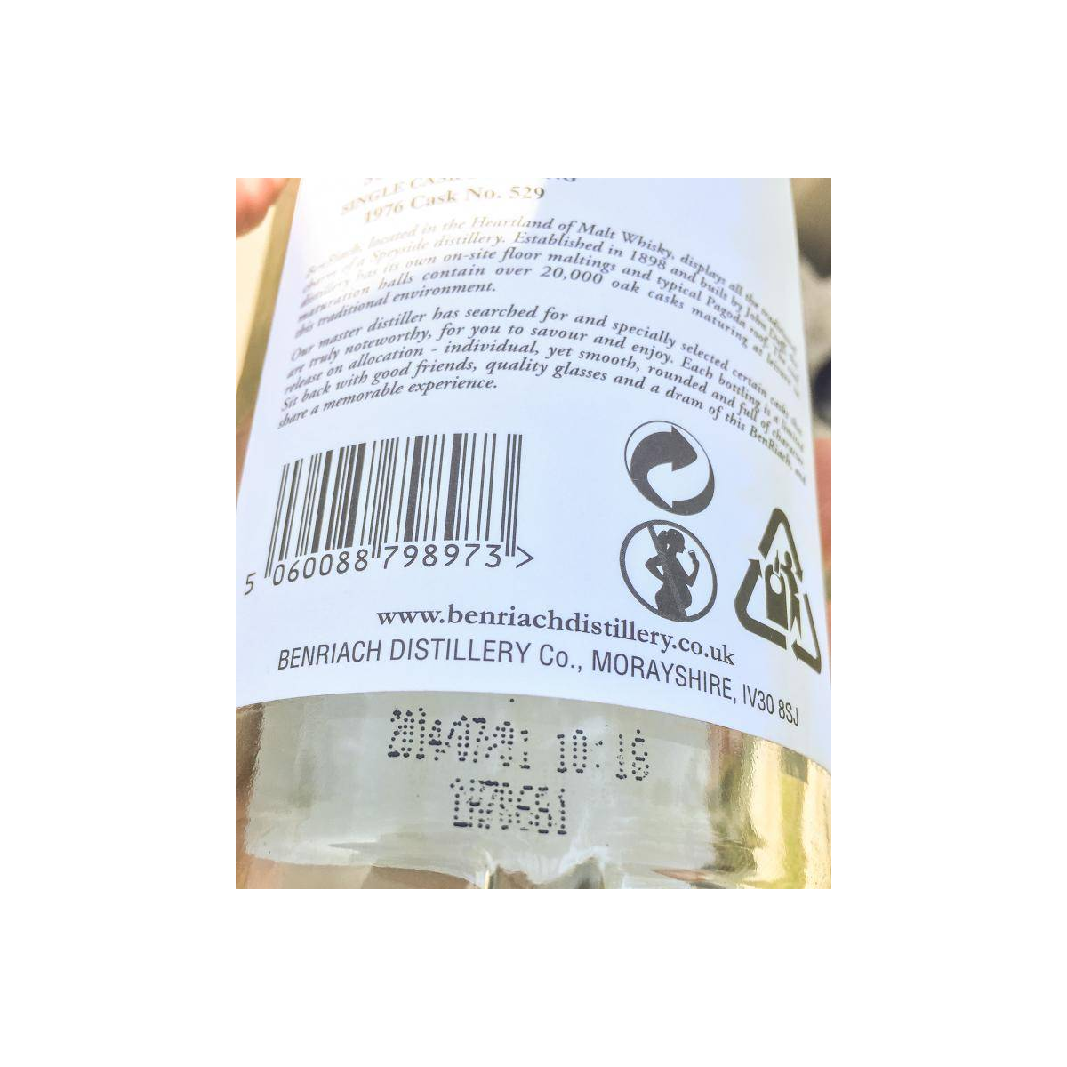 BenRiach 1976 37 Years Single Malt Whisky 3