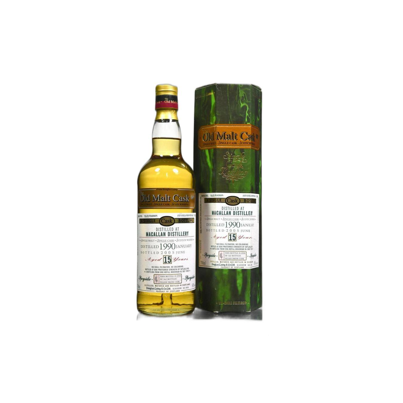 The Macallan Old Malt Cask 1990 15 Years Single Malt Whisky
