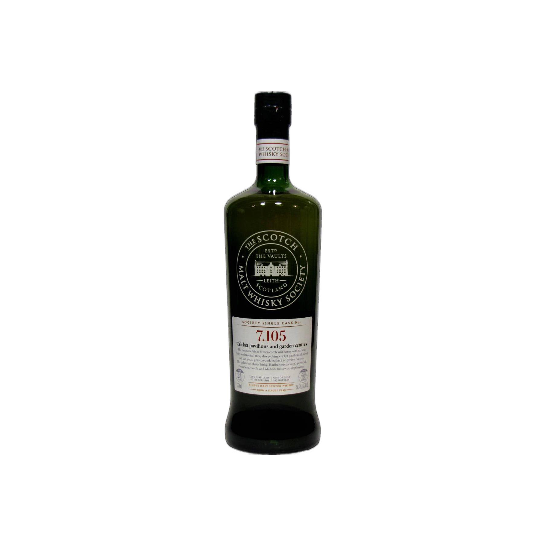 The Scotch Malt Whisky Society 1993 21 Years Single Malt Whisky