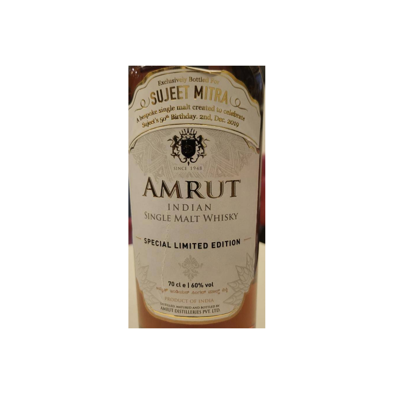 Amrut Single Malt Whisky