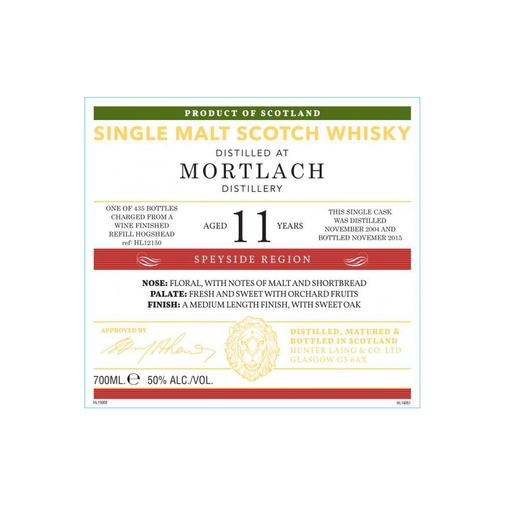 Mortlach Old Malt Cask 2004 11 Years Single Malt Whisky