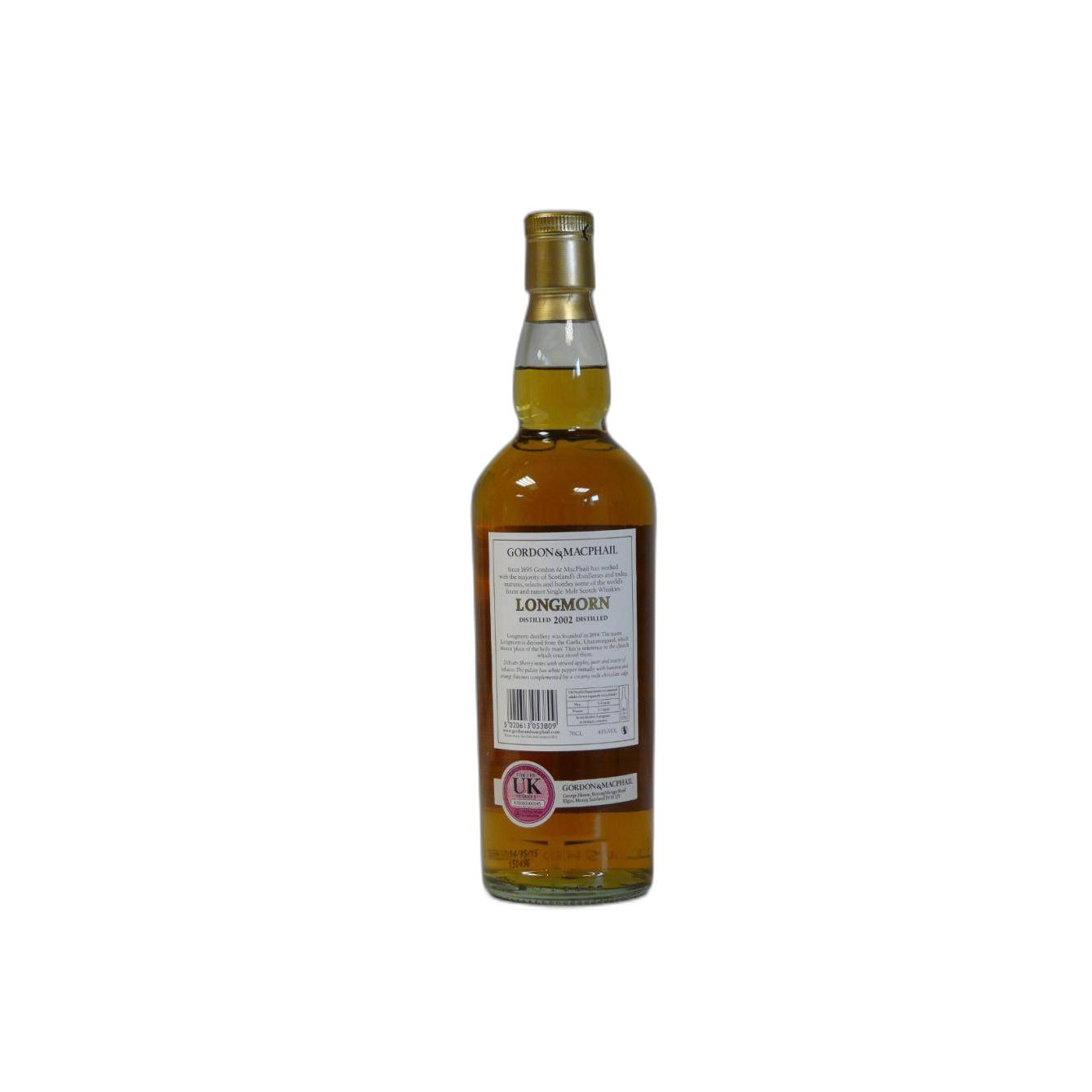 Longmorn Licensed Bottling 2002 13 Years Single Malt Whisky 2