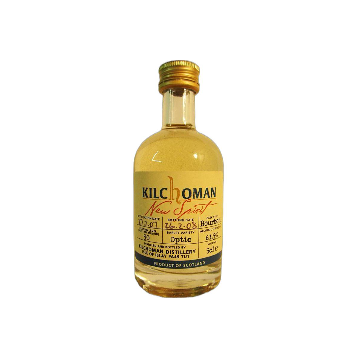 Kilchoman 2007 Spirit Whisky 2