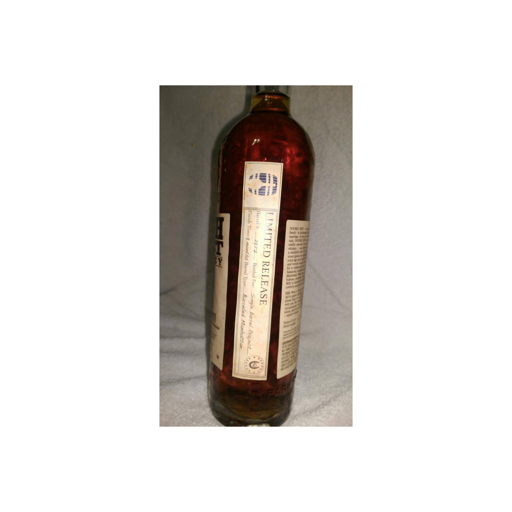 High West Rye Whisky