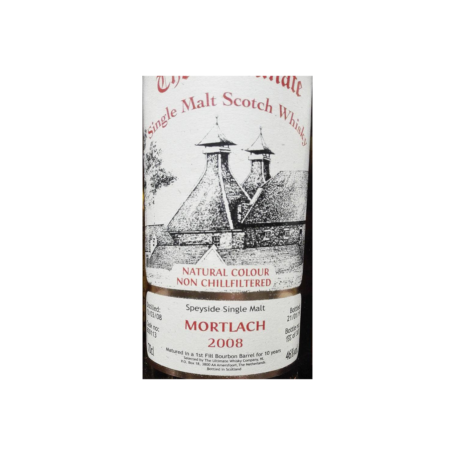 Mortlach The Ultimate 2008 10 Years Single Malt Whisky